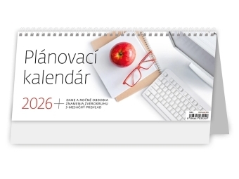 Kalendár 2026 PLÁNOVACÍ, stolový, týždenný, stĺpcový, 60+2 str., 301x135mm